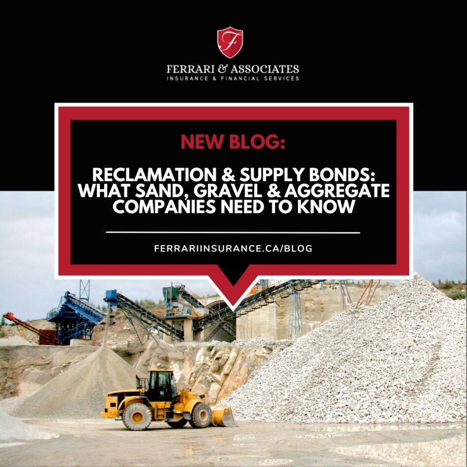 Reclamation Bonds and Supply Bonds: What Sand, Gravel, and Aggregate Companies Need to Know