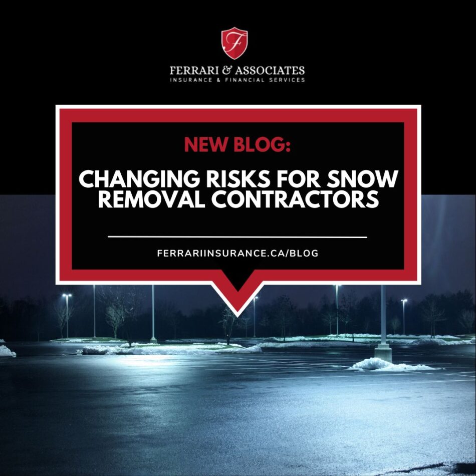 Changing Risks for Snow Removal Contractors